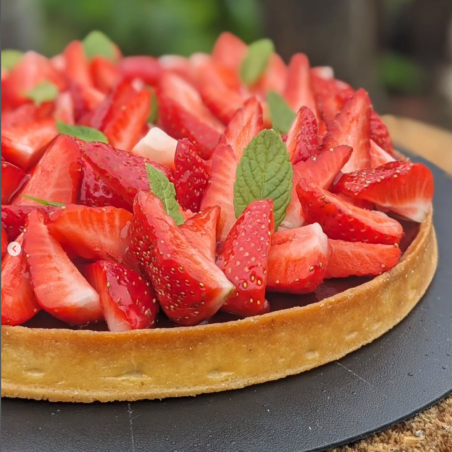 Tarte aux fraises