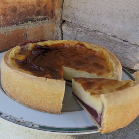 Flan Vanille Fraise