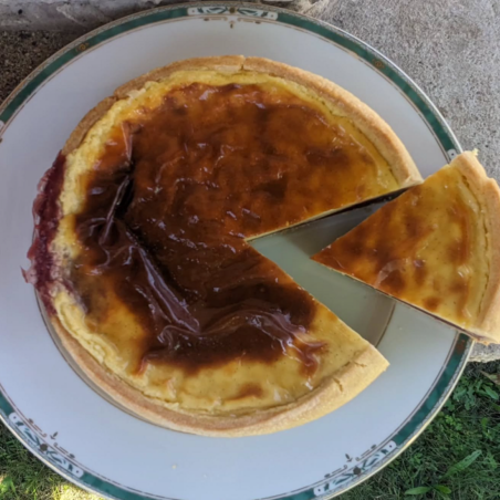 Flan Vanille Fraise
