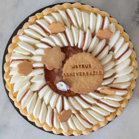Charlotte aux pommes caramélisées