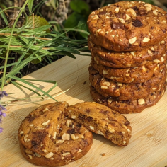 Cookies chocolat cachuètes