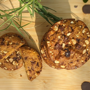 Cookies chocolat cachuètes