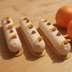 Finger marron mandarine