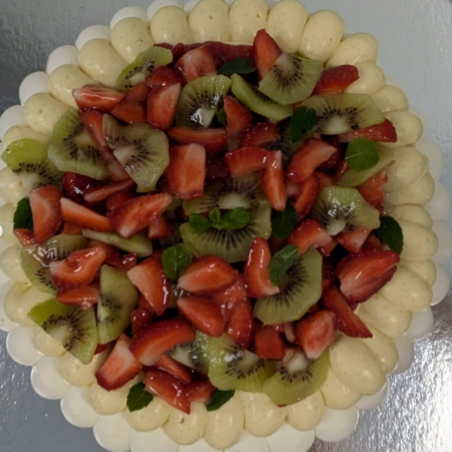 Pavlova fruits de saison