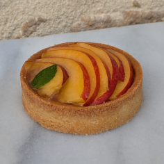 Tarte individuelle nectarine