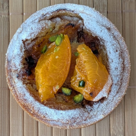 Tarte individuelle abricots pistaches