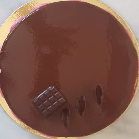 Entremet chocolat framboise