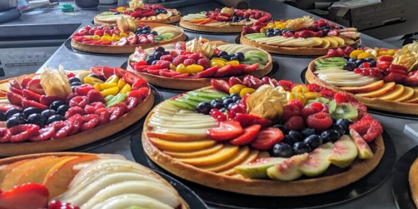 Exemple d'ensemble de tartes pour un évènement